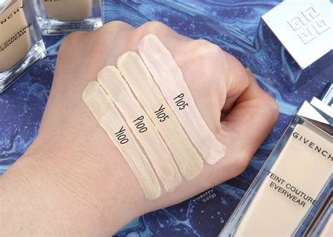 givenchy teint couture ever wear foundation swatches|givenchy teint couture balm.